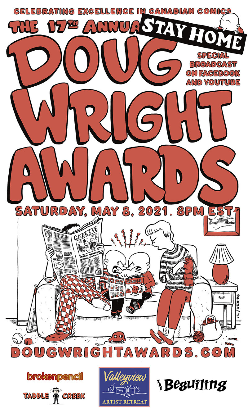 Doug Wright Awards 2021 poster by ROBB MIRSKY
