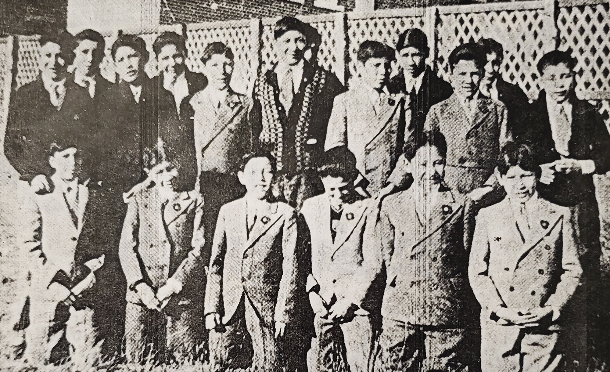Boys at a residential school
