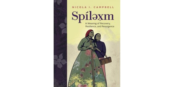 The cover of Nicola Campbell's Spilexam