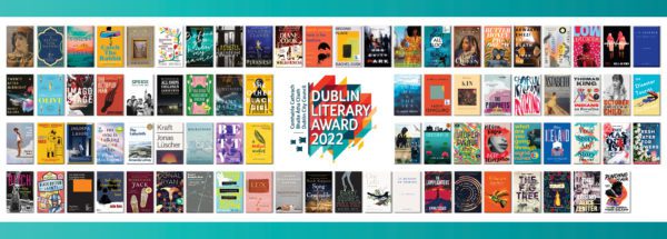 Jackets of the 79 books longlisted for the 2022 Dublin Literary Award.