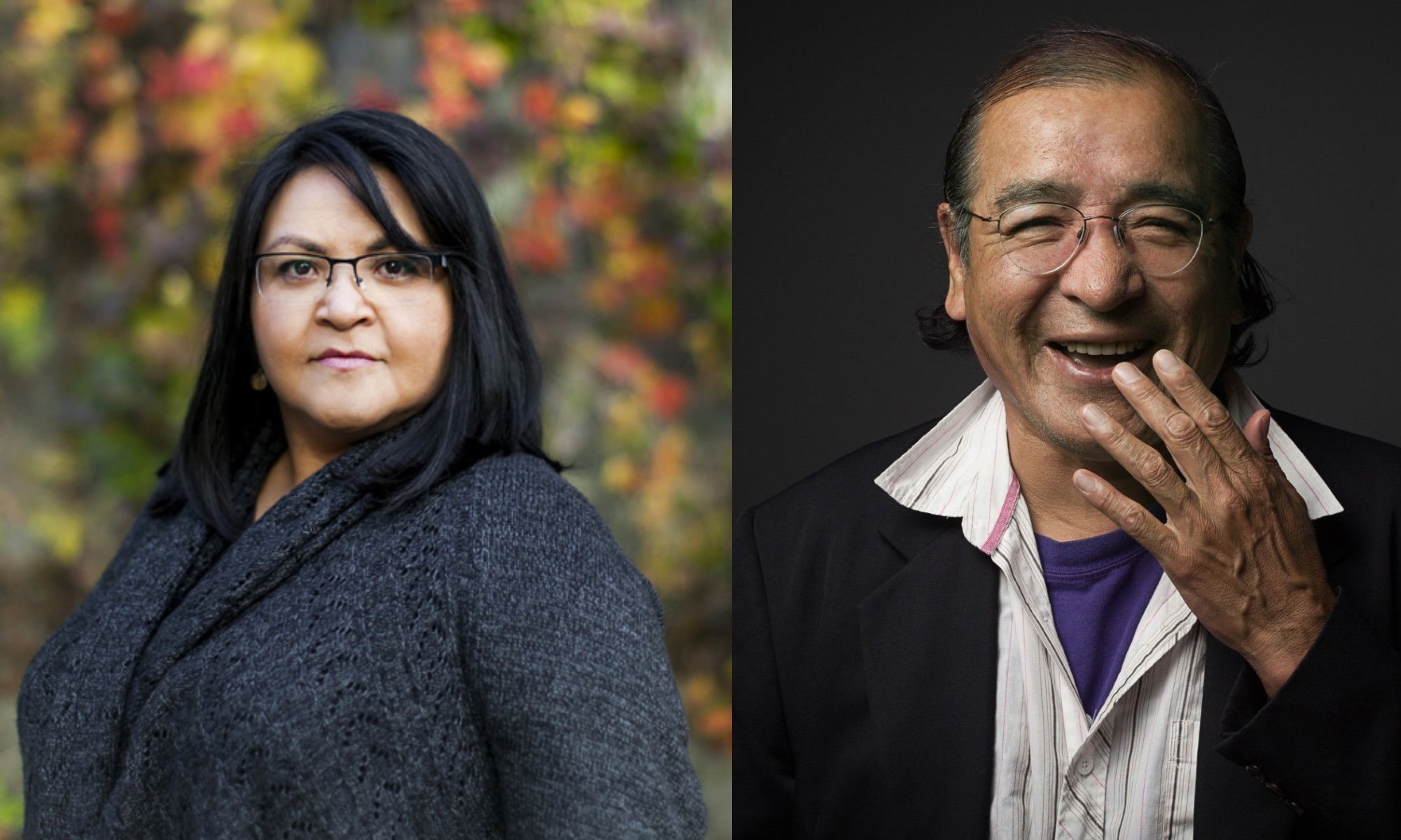 Authors Eden Robinson and Tomson Highway